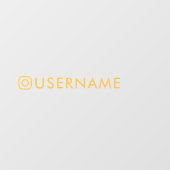 車の窓用カスタムインスタグラムステッカー ウィンドウサイン (シート)