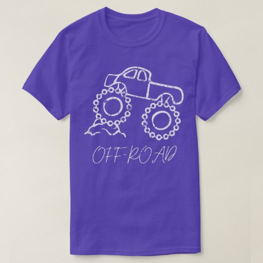 車の素晴らしトラックカッコいいのモンスタートラックTruオフ Tシャツ (デザイン正面)