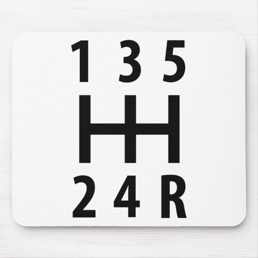 車の自動ギア転位5 マウスパッド (正面)