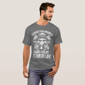 車の色あふれるライフスタイル 車のペインティング Tシャツ (正面フル)