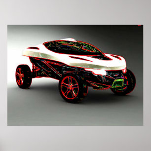 車の芸術 ポスター