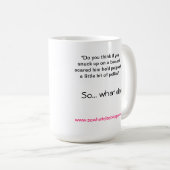 車の蜂の花粉のマグのKira コーヒーマグカップ (正面右)