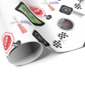 車の記号 ラッピングペーパー (ロールコーナー)