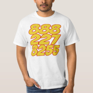 車の話の電話番号のTシャツ Tシャツ
