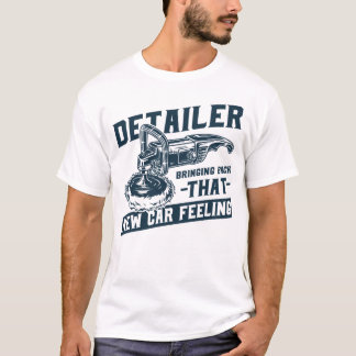 車の詳細オートディテ感じィング新車Cl Tシャツ