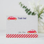 車の誕生日のサンキューカード サンキューカード (スタンド正面)