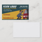 車の警報システムの名刺 名刺 (正面/裏面)