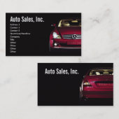 車の販売の名刺 名刺 (正面/裏面)
