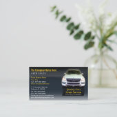 車の販売会社自動店員の名刺 名刺 (スタンド正面)