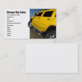 車の販売、縁の販売 名刺 (正面/裏面)