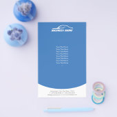 車の車の修理自動の詳細平青 チラシ (シングル)