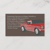 車の車の復旧専門家 名刺 (裏面)