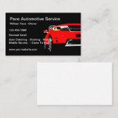 車の車の詳細サービス  名刺 (正面/裏面)