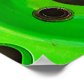 車の車輪をボックスでドリフトする ポスター (角)