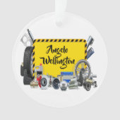 車の車、パパガレージオーナメント オーナメント (正面)