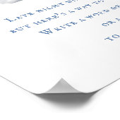 車の輸送の深夜おむつ赤ちゃんシャワー ポスター (角)