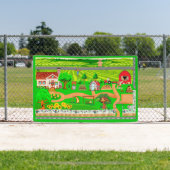 車の農業道路2 1/2' x 4'バナー 横断幕 (インサイチュ)