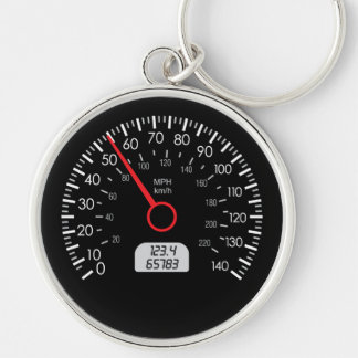 車の速度メートルKeychain キーホルダー