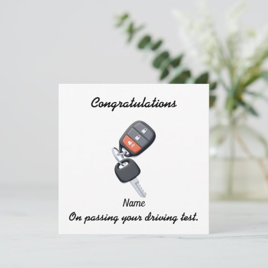 車の鍵 カード (スタンド正面)