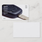 車の鍵 名刺 (正面/裏面)