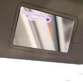 車の鏡かわいいメッセージシール シール