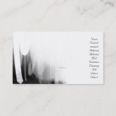 車の関連の白くおよび黒い名刺 名刺 (裏面)