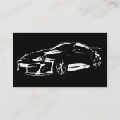 車の音声およびセキュリティシステム 名刺 (裏面)