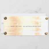 車の10代のライセンスプレート男の子の女の子16 17 18 19 招待状 (裏面)