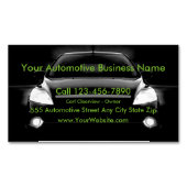 車の マグネット名刺 (正面)