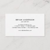 車の -体ショップ名刺 名刺 (裏面)