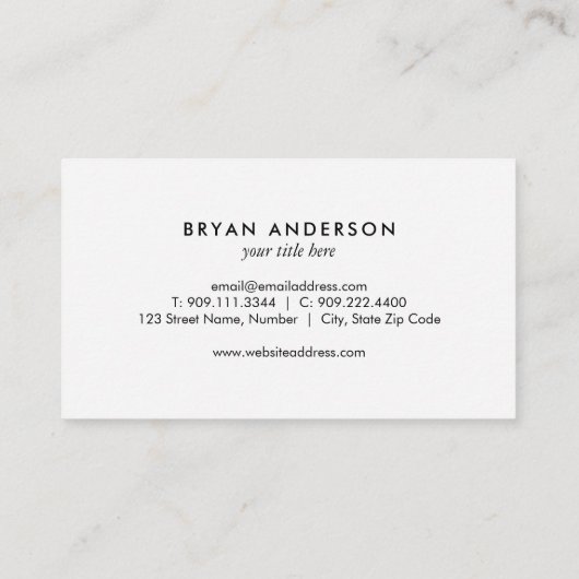 車の -体ショップ名刺 名刺 (裏面)