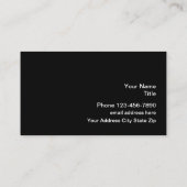 車の、名刺の詳細 名刺 (裏面)