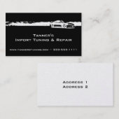 車の 名刺 (正面/裏面)