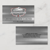 車の |整備士 |金属 名刺 (正面/裏面)