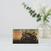 車の/競争/バイクの名刺 名刺 (スタンド正面)