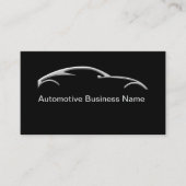 車のServices Silver Tone Look 名刺 (正面)