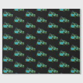 車のSplatの小型ライム ラッピングペーパー (フラット)