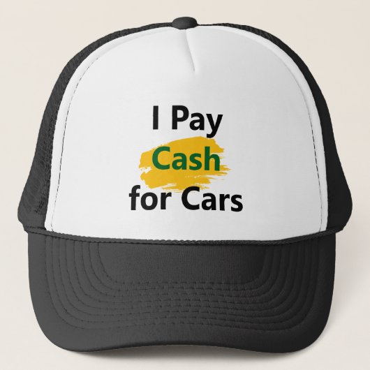 車は現金買取 キャップ (正面)