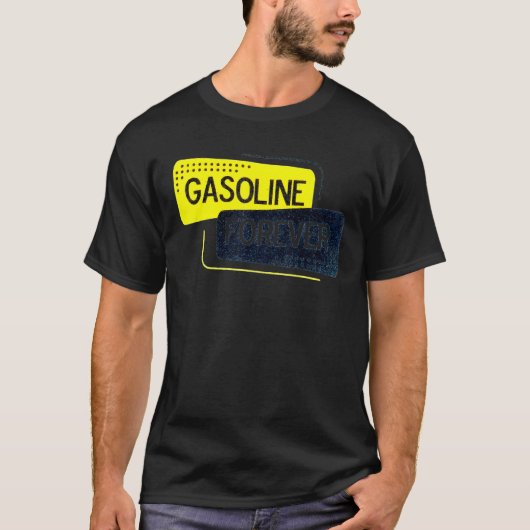 車またはトラック用のガソリンForever芳香剤 Tシャツ (正面)