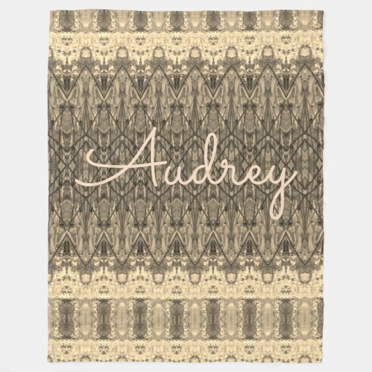 車や旅行に最適なデザイナー ブランケット (正面)