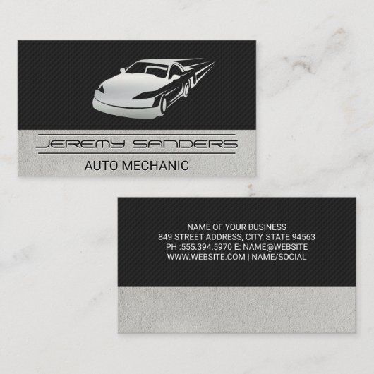 車を動かす 名刺 (正面/裏面)