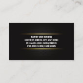 車を動かす |炭素繊維 名刺 (裏面)