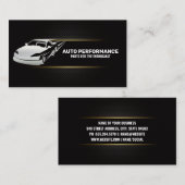 車を動かす |炭素繊維 名刺 (正面/裏面)