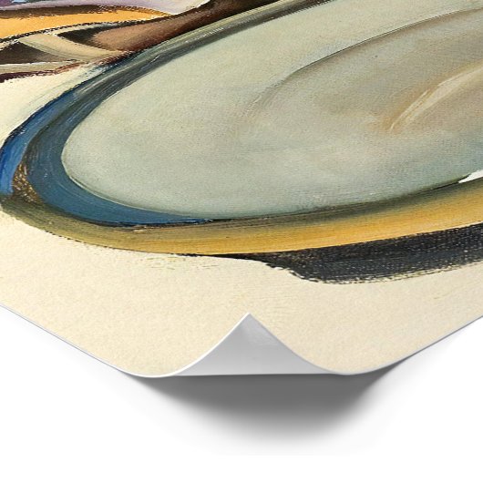 車を固定するピン留め ポスター (角)