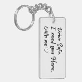 車を安全に運転してください キーホルダー (正面左)