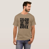 車を止めて 化石コレクションが見える Tシャツ (正面フル)