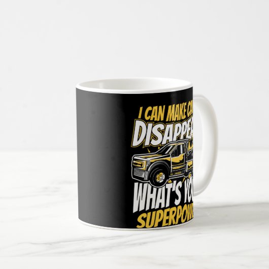 車を消すことができる牽引トラックあなたのSは コーヒーマグカップ (正面右)