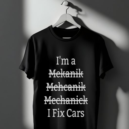 車を直す Tシャツ