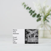 車を見て下さい 名刺 (スタンド正面)