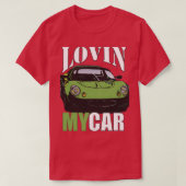 車を見て Tシャツ (デザイン正面)